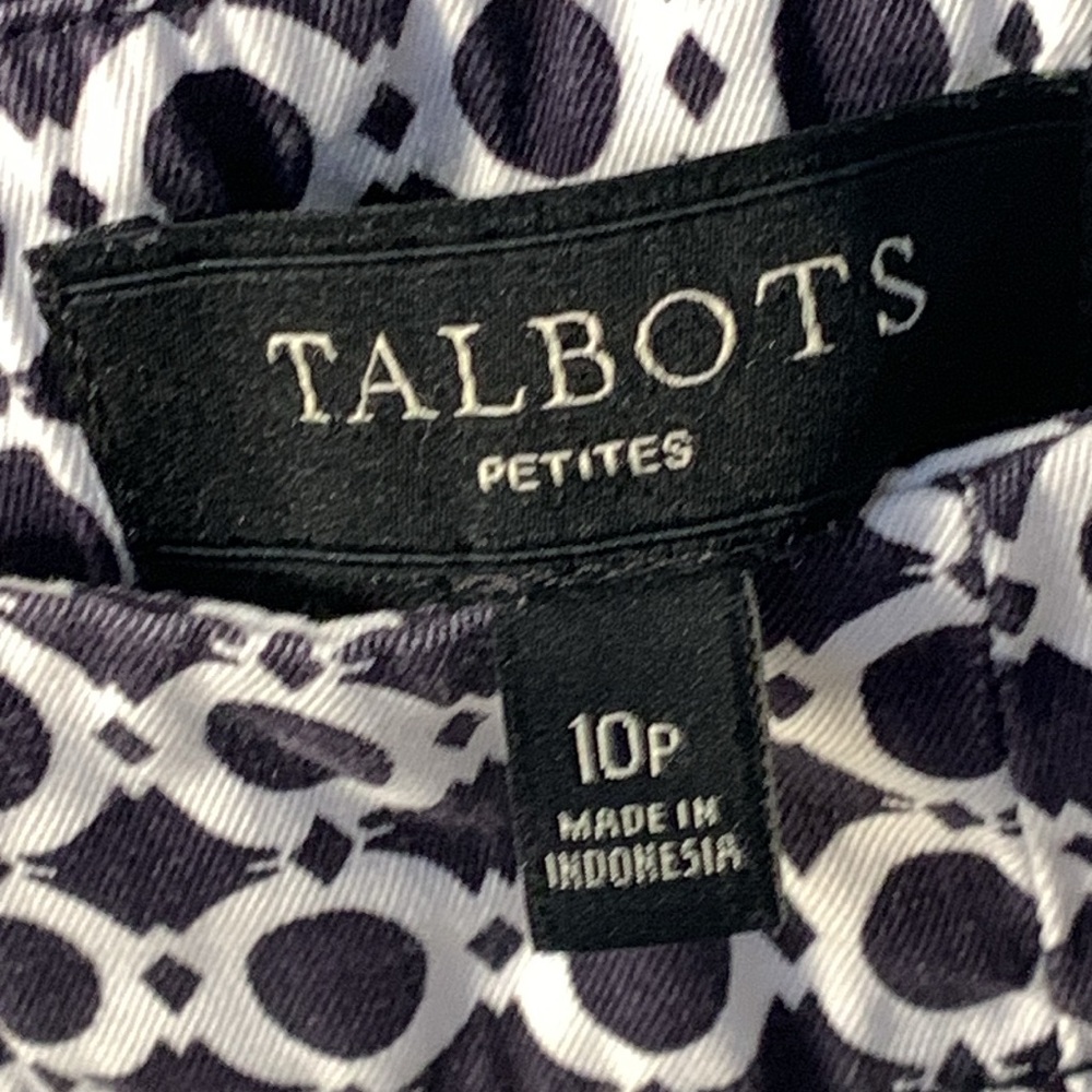 Talbots 10p Cool Pattern Capri Pants. - image 3